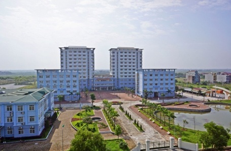 Khu giảng đường hiện đại tại Trường Cao đẳng Công nghiệp - Dệt May thời trang Hà Nội