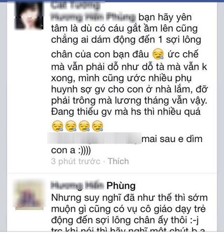 Cô giáo mầm non tương lai lên Facebook “xỉ vả” học trò - 3 “