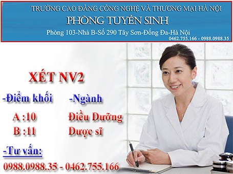 Cao đẳng Dược hệ chính quy - Khoa Y Dược Hà Nội xét nguyện vọng 2 bổ sung - 2 Địa chỉ nộp hồ sơ