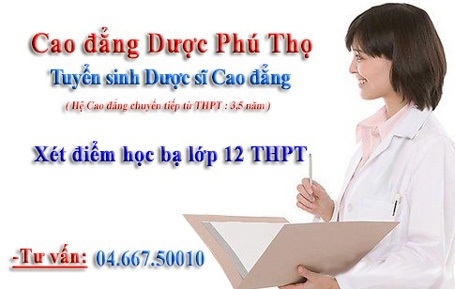 Trường Cao đẳng Dược Phú Thọ xét tuyển nguyện vọng 2 Cao đẳng Dược chính quy - 3 a) Tiêu chí : Xét tuyển kết quả điểm trong 3 năm học THPT;