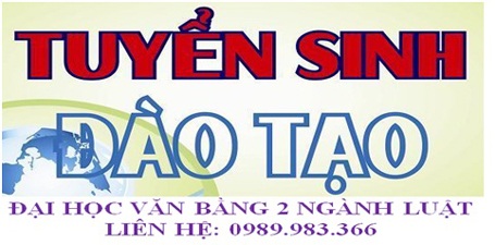 Văn Bằng 2 ĐH ngành Luật học - Hình thức Xét tuyển - 2 THÔNG BÁO TUYỂN SINH