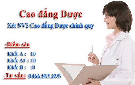 Trường Cao đẳng Dược Phú Thọ xét tuyển nguyện vọng 2 Cao đẳng Dược chính quy - 2 1- Đối tượng