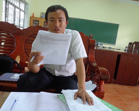 Đề nghị chuyển công tác hiệu trưởng bắt phụ huynh viết giấy khất nợ học phí - 1 Ông Lê Đức Ánh - Hiệu trưởng Trường THCS và THPT Lê Duẩn