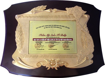 Làm đẹp bằng Thermage – đến Bally mới chuẩn! - 1 Bằng khen do Bộ y tế trao tặng