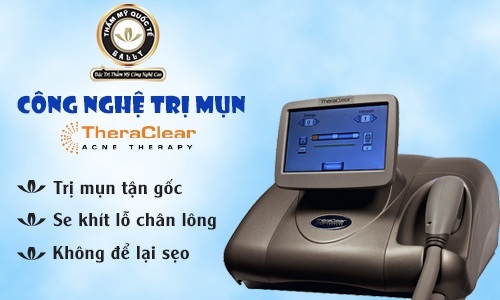 TheraClear – công nghệ
trị mụn hàng đầu Hoa Kỳ