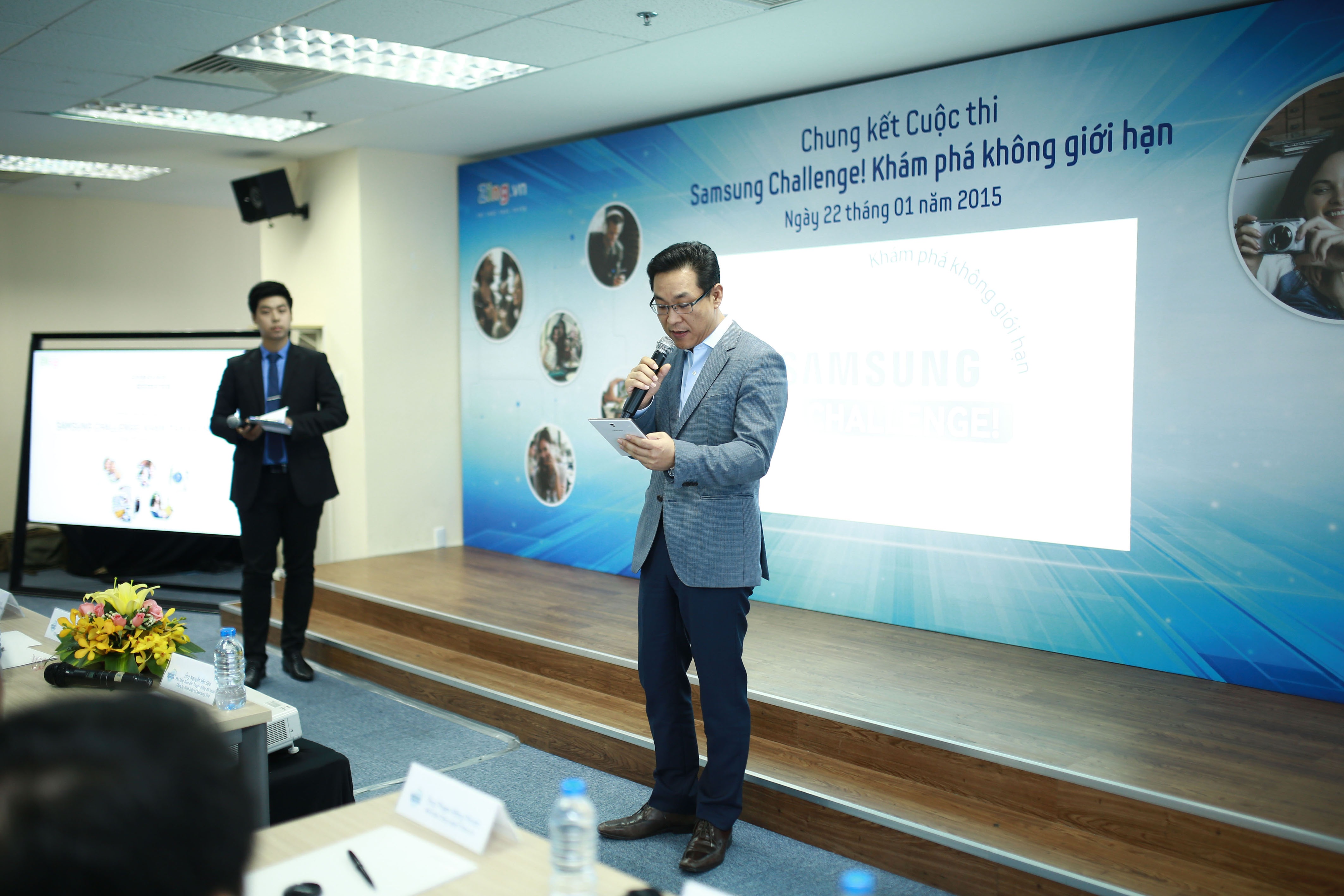 Phát biểu của ông Kim Cheol Gi - Tổng Giám Đốc Công ty Điện tử Samsung Vina