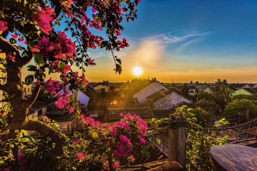 Bức ảnh Hoàng hôn Hội An - Tác giả: Phan Đinh Minh Quân (Nam Trung Bộ)