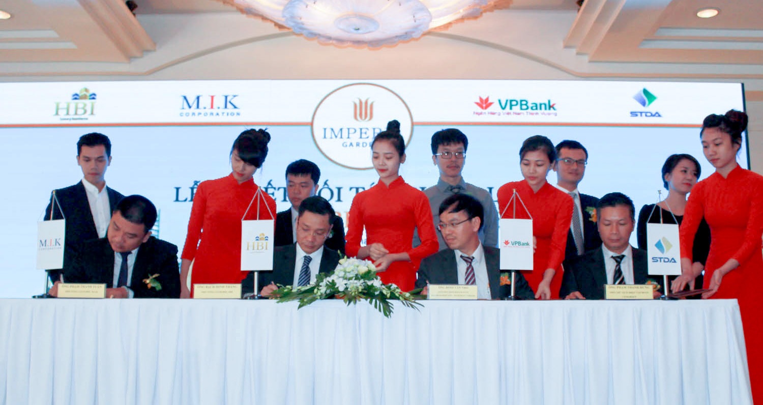 Lễ ký kết hợp tác đối tác chiến lược dự án Imperia Garden