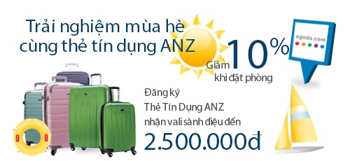 Trải nghiệm mùa hè cùng thẻ tín dụng ANZ - 1 Trở thành chủ thẻ tín dụng ANZ, bạn sẽ được tận hưởng ngay các lợi ích như: