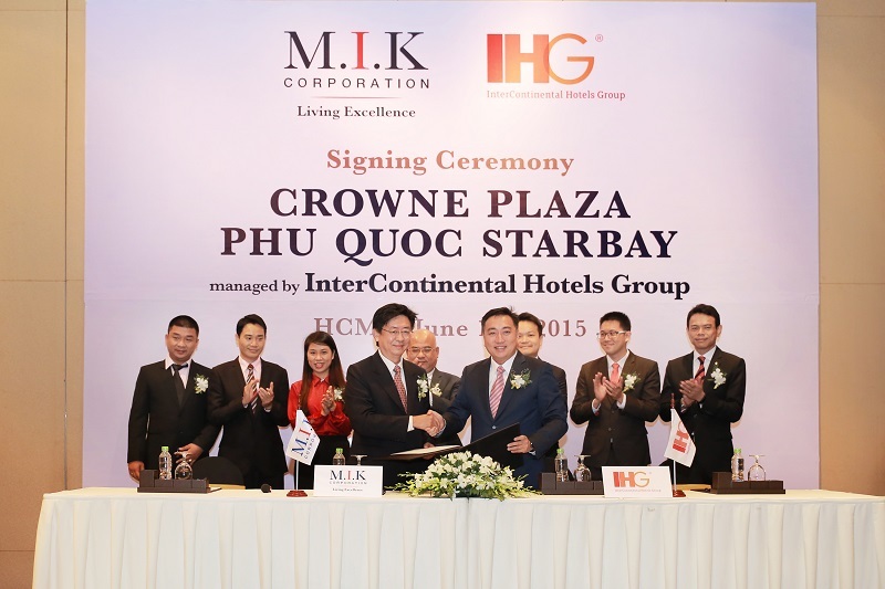 M.I.K Corporationhợp tác IHG ra mắt khách sạn Crowne Plaza Phú Quốc Starbay