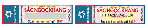 Tuyệt đối an tâm khi mua Sắc Ngọc Khang chính hãng của Hoa Thiên Phú - 1 Chi tiết hình ảnh tem kỹ thuật số chưa cào lớp tráng bạc và đã cào lớp tráng bạc