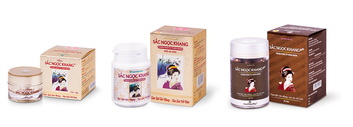 Giải oan cho Sắc Ngọc Khang chính hiệu - 3 Sản phẩm Sắc Ngọc Khang chính hiệu của công ty Hoa Thiên Phú