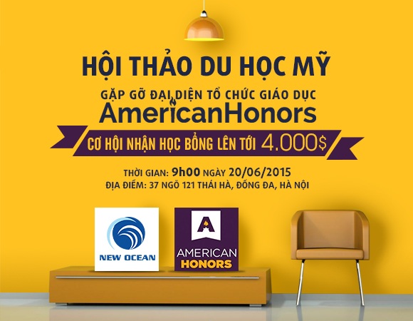 HỘI THẢO DU HỌC MỸ CÙNG AMERICAN HONORS
