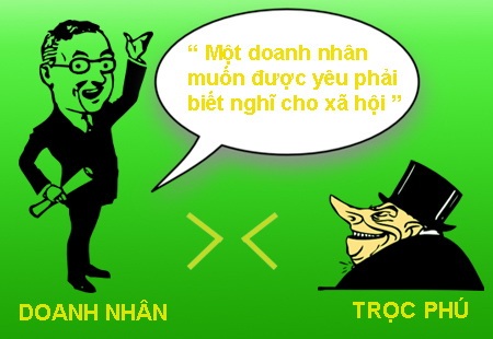 Doanh nhân và trọc phú - 1 (Minh họa: Hồng Anh)