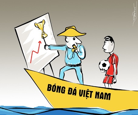 Bóng đá Việt Nam cần cầu cứu thầy ngoại? - 1 (Minh họa: Vũ Toản)