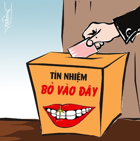 Chạy tín nhiệm - 1 (Minh họa: Vũ Toản)