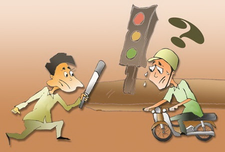 Những cây dùi cui của “lý trưởng đời mới”! - 1 (Minh họa: Ngọc Diệp)