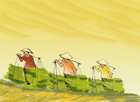 Bài thơ đặc sắc về mùa xuân - 1 (Minh họa: Ngọc Diệp)