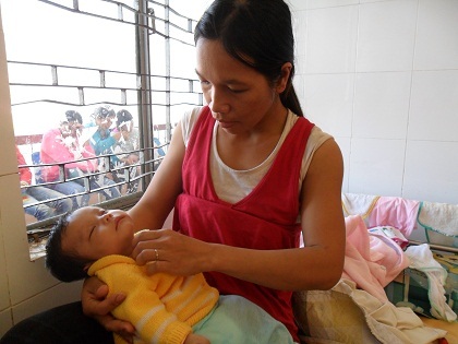 Chị Đrơng Htrôi (32 tuổi,