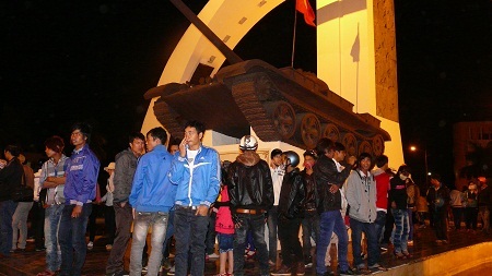 Trung tâm TP Buôn Ma Thuột khoảng 20h30’ đêm 24/12.