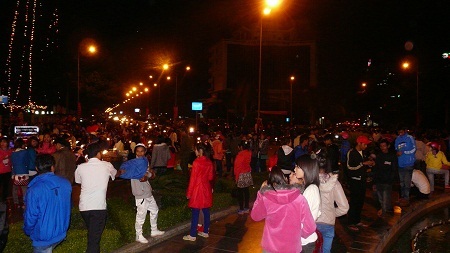 Trung tâm TP Buôn Ma Thuột khoảng 20h30’ đêm 24/12.