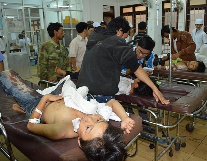 Vụ nổ kinh hoàng ở thao trường: Tính mạng 1 học sinh đang bị đe dọa