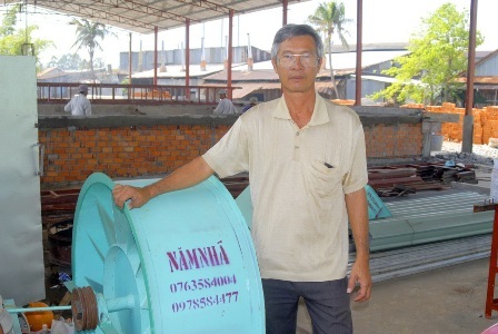 Nông dân học hết lớp 9 trở thành “vua lò sấy” ở ĐBSCL - 1 Nông dân học hết lớp 9 trở thành “vua lò sấy” ở ĐBSCL