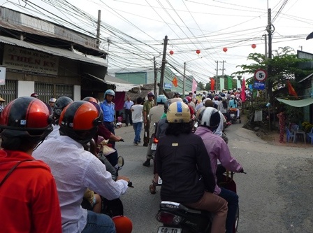 Điểm kẹt xe tại cầu Xẻo Xào