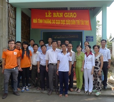 Tết năm nay em Trường và chị Kim Long có thể đón tết trong căn nhà mới