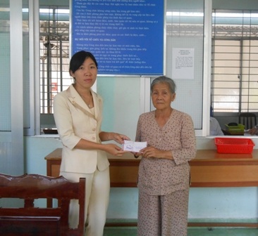 Gần 22 triệu đồng đến với bà Mai Thị Tư
