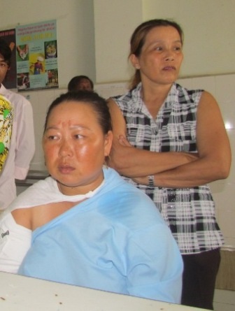 Bà Hải chưa hết bàng hoàng khi kể lại sự việc với cơ quan chức năng