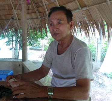 Ông Khải cũng như nhiều người dân ở xã Mỹ Hoà rất bức xúc trước những việc làm sai trái của sư Tấn