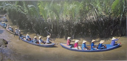 Xuồng ba lá ở Tiền Giang - Tác giả Ngô Quang Phúc