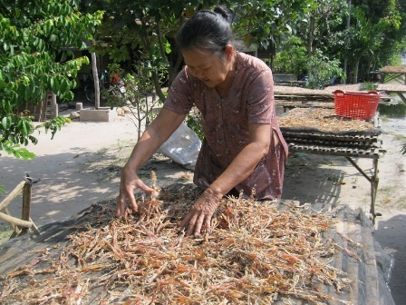 Và loại khô này chỉ có nhiều ở huyện Tịnh Biên (An Giang) có giá từ 250.000 - 300.000 đồng/kg