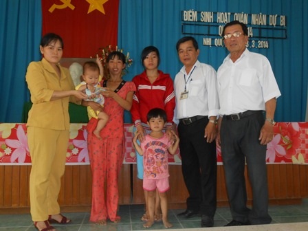 Hơn 52 triệu đồng đến với gia đình chị Nguyễn Thị Dung