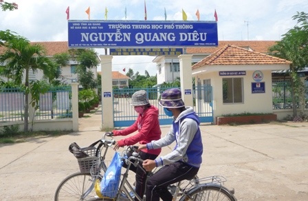 Trường THPT Nguyễn Quang Diêu có cơ ngơi như thế này từ năm học 2010 - 2011
