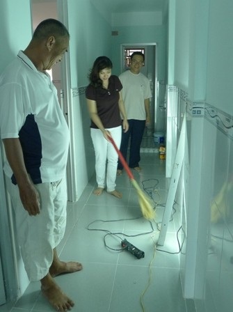 Gặp vợ chồng giảng viên cưu mang hàng ngàn sĩ tử - 1 Căn nhà vợ chồng cô Huyền vừa tu sửa xong và sẵn sàng đón thêm 40 thí sinh vào ở trong đợt thi 2
