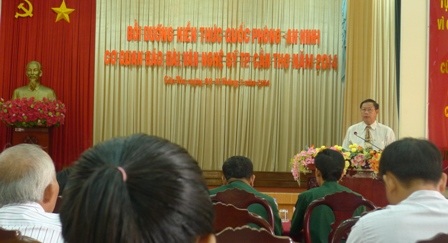 Bồi dưỡng kiến thức quốc phòng cho hơn 100 phóng viên, văn nghệ sĩ