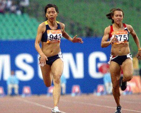 “Nữ hoàng tốc độ” Vũ Thị Hương dính chấn thương nặng - 1 “Nữ hoàng tốc độ” Vũ Thị Hương dính chấn thương nặng - 1