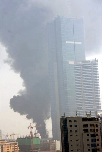 Cháy lớn tại khu tổ hợp Keangnam - 2