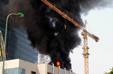 Cháy lớn tại khu tổ hợp Keangnam - 3