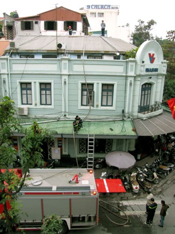 Hà Nội: Hỏa hoạn tại tòa nhà Vinashin - 2 Hà Nội: Hỏa hoạn tại tòa nhà Vinashin - 2