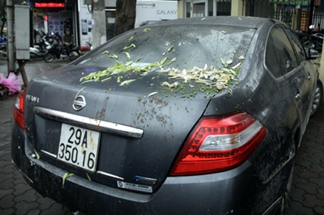 Ô tô lao vào quán phở, một phụ nữ nhập viện - 1