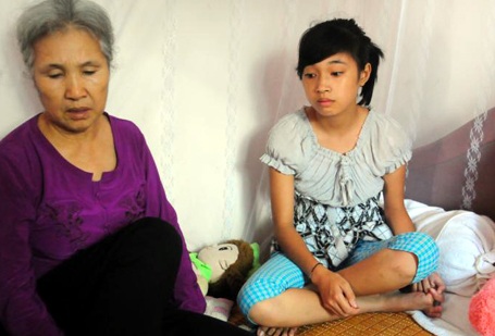 Cháu Chinh chưa hết hoảng loạn sau vụ việc.