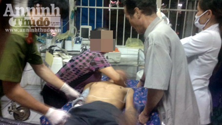 Nuốt ma tuý vào bụng, đối phó với cảnh sát - 1 Đối tượng Quân đang được cấp cứu tại Bệnh viện ĐK Hà Tĩnh