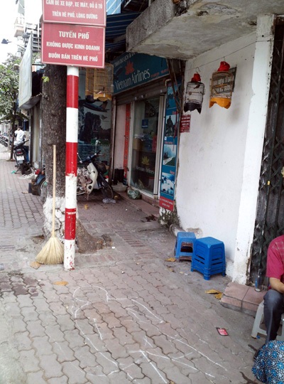 Hà Nội: Tự quản phường bị đâm chết giữa ban ngày trên phố - 1 Khu vực xảy ra vụ án mạng.