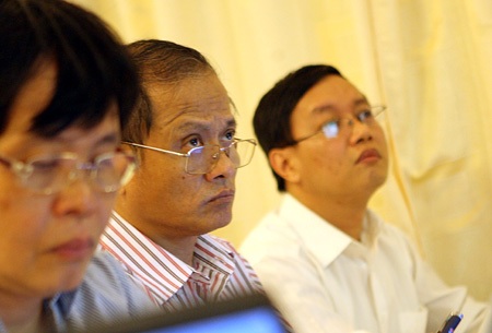 Khoảnh khắc đáng nhớ của những người “cầm cân nảy mực” - 3 Ông Lê Hồng Hà, Phó Chủ tịch Hội Tin học và Viễn thông Hà Nội