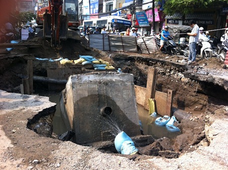 Ống nước ngầm thổi bay cát, đá, bê tông nhựa đường Kim Ngưu