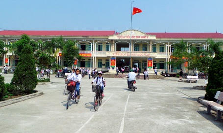 Lạm thu, nhà trường phải trả lại tiền phụ huynh - 1 Trường tiểu học Duy Nhất 2 (xã Duy Nhất, huyện Vũ Thư, Thái Bình).