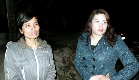 Căn nhà xảy cháy gần như bị kéo sập.